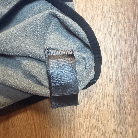 The North Face Glacier Fleece 1/4 Snap Pullover Baby 12-18M Blue Gray Colorblock - Picture 9 of 9